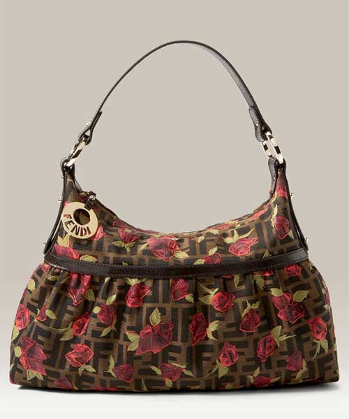 Fendi Chef Rose Zucca Hobo