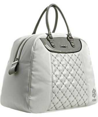 Fendi White Quilted Carryall Bag
