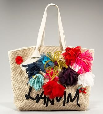Lanvin Flowered Tote