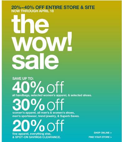 Wow Sale