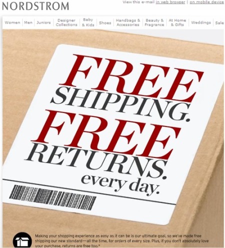 Nordstrom Shipping