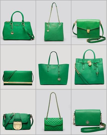 May - Month of Emberald Handbags