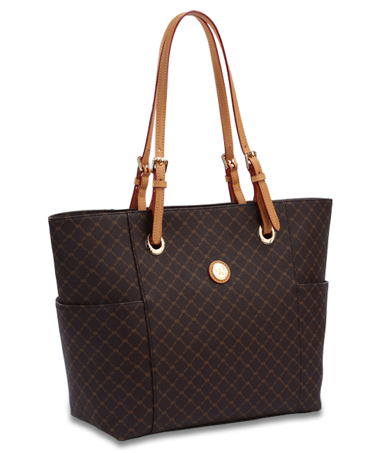 Rioni Signature (brown) - Saddle Tote