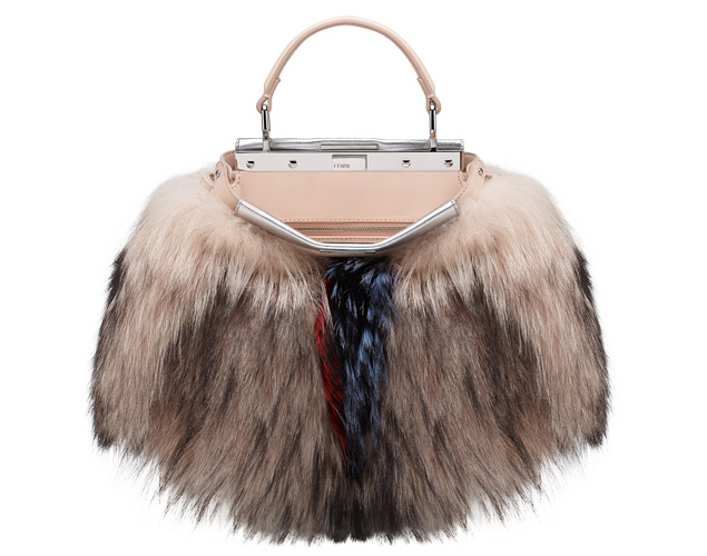 Fendi - Peekaboo Fur Mini Bag