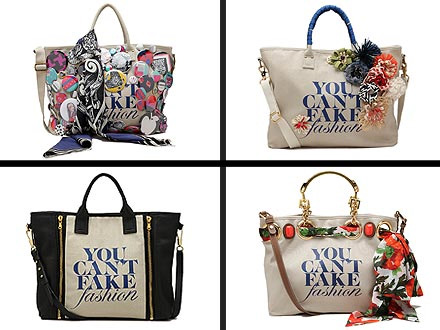 Fake Fashion Tote Bags