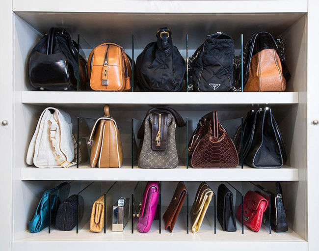 Handbags Organized Storage