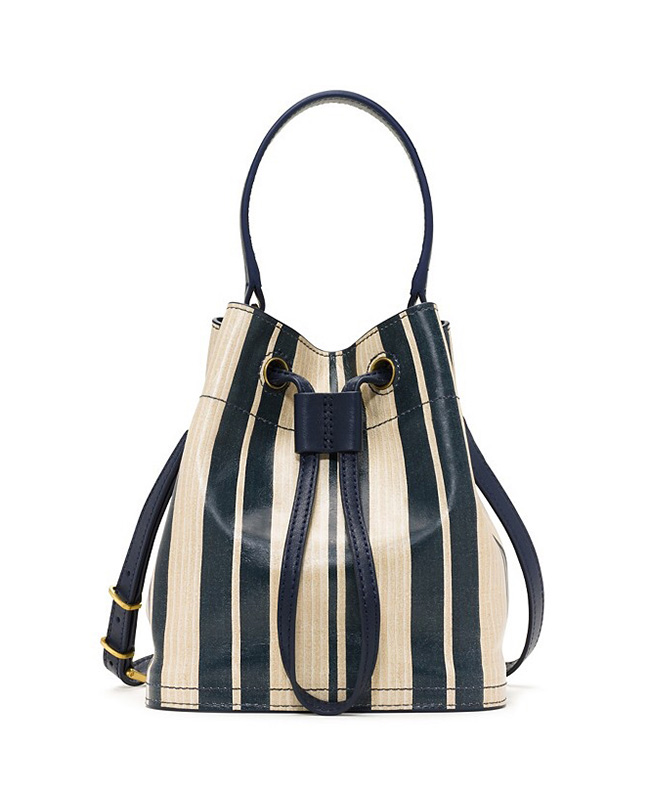 The Tory Burch Printed Leather Bucket Bag